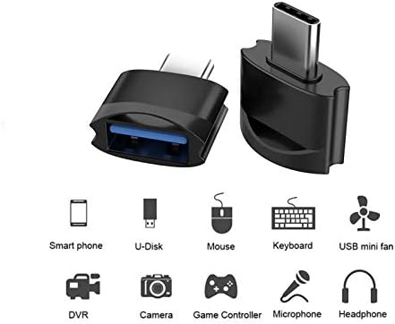 מתאם USB-C נקבה עד גברית התואם ל- Samsung Galaxy A3 Duos OTG שלך עם מטען Type-C עבור מכשירי הרחבה מקלדת, עכבר, zip,