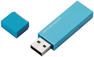 Elecom MF-MSU2B16GBU זיכרון USB, 16 GB, USB 2.0, תומך בפונקציות אבטחה, כחול