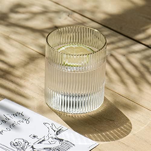 כוס מים כוס שיבוץ כוס שטיפת פה כוס פס אנכי מחזיק שיניים מחזיק קפה שקוף כוס שתייה