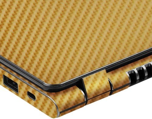 Skinomi סיבי פחמן זהב גוף מלא עור תואם לסרט Acer Chromebook 11.6 C720 Techskin Techskin Anti-Bobble