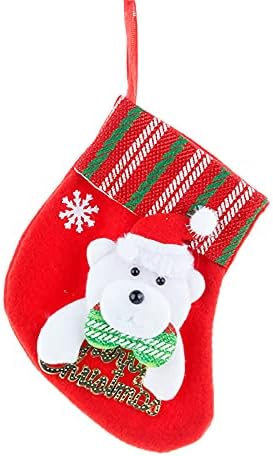 קטעי גרלנד למדרגות מתנות קישוט לחג המולד ציוד לחג המולד שקית מתנה עץ גרבי נופש גרבי חופשה קישוט אופנה ותלוי ביצי פסחא