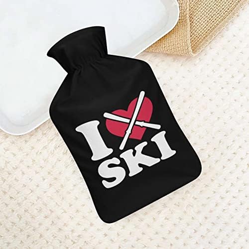 אני אוהב גולש סקי בקבוק מים חמים עמיד שקית מים חמים בקבוק מים חמים למיטה ביתית