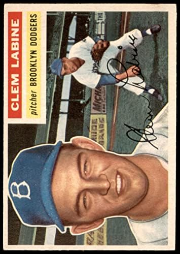 1956 Topps 295 Clem Labine Brooklyn Dodgers Ex/MT Dodgers