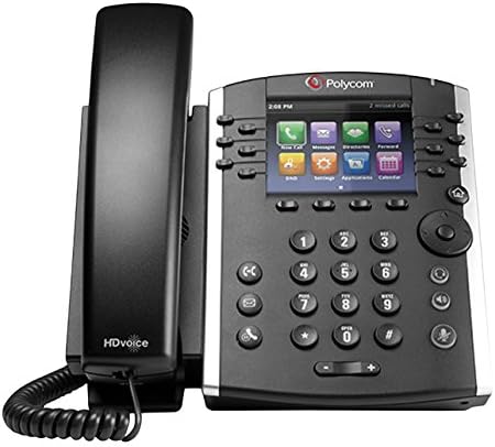 Polycom 2200-46157-025 VVX 400 IP Business POE טלפון