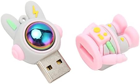 כונן הבזק מצויר של USB, USB 2.0 נייד, כונן ארנב חלל חמוד קפיצה USB, כונן מתנה עסקית