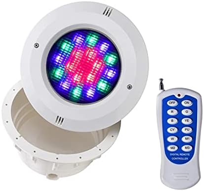 ASPZQ PAR56 IP68 LED LED בריכת שחייה אור אטום למים חומר RGB LED מתחת למים שקוע זרקור עם 1.5 מ 'חוט