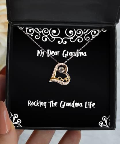סבתא לא הולמת אהבה שרשרת ריקודים, מתנדנדת על חיי הסבתא, מתנות לסבתא, נוכחת מהנכדה, לסבתא