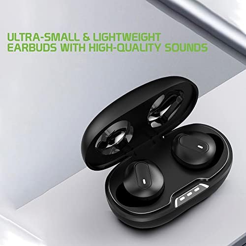 אוזניות Bluetooth אלחוטיות אלחוטיות התואמות ל- GioneE F103 עם מארז חבילת טעינה מורחבת עבור אוזניות אוזניים.