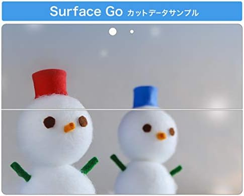 כיסוי מדבקות של Igsticker עבור Microsoft Surface Go/Go 2 אולטרה דק מגן מדבקת גוף עורות 000846 איש שלג בחורף חג המולד