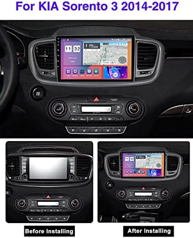 אנדרואיד 11 רדיו אוטומטי עבור קאיה סורנטו 3 2014-2017 רכב סטריאו רדיו מקלט 9 מגע מסך תמיכה ניווט 4 גרם + מצלמה