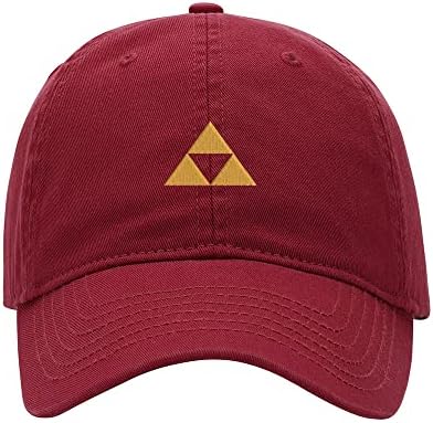 L8502-LXYB כובע בייסבול גברים אגדה של Zelda Triforce רקום כותנה כותנה כובע בייסבול כובע בייסבול