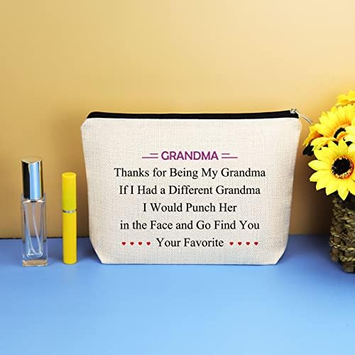 מתנות סבתא מהנכדים סבתא הערכה תיק איפור מתנה תודה לך מתנות סבתא טיול תיק קוסמטיקה מתנה ליום יום הולדת לסבתא ננה ג'יג'י מימי