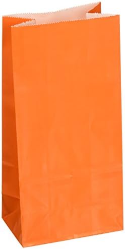 שקיות נייר מיני אמסקן / קליפת תפוז / אביזר למסיבה / 144 קראט.