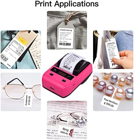 N/A ניידים 58 ממ מדפסת תרמית מדפסת אלחוטית מדפסת אלחוטית עבור תוויות מחיר משלוח תוויות מחיר USB NFC BT חיבור