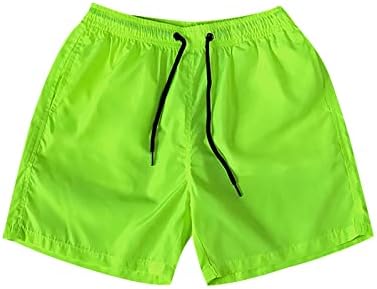 גברים ספורט מכנסיים מקרית קלאסי כושר שרוך קיץ חוף מכנסיים קצרים עם אלסטי מותניים וכיסים מכנסיים קצרים