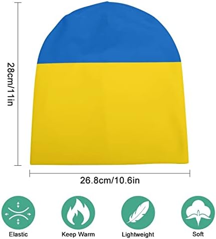 דגל של אוקראינה יוניסקס מלא הדפסת רפוי כפת כובע אופנתי גידור כובע כל התאמה בסוודרים כובע