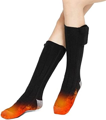 גרבי חימום גרבי חימום גרביים נטענים מחממים למעלה ולמטה גרביים חמים חשמליים בלתי נראים הולכות חורפיות רגליים חמות חימום