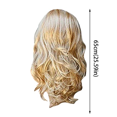 צמות פאות עבור נשים 25 אינץ קצר מתולתל שיער נשי ילדה מקסים סינטטי פאת פוני פאה עבור נשים ארוך סיבים סינטטי פאה לשימוש יומיומי