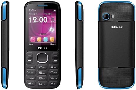 Blu Zoey 2.4 Z070U טלפון סלולרי GSM נעילת סים כפול מקלדת אנדרואיד שחור/כחול