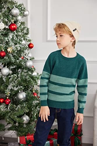 ארשינר ילדים בני ארוך שרוול סוודר לסרוג צווארון עגול סוודר פסים סוודר חולצות