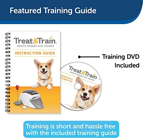 PetSafe Treat & Train - פינוק מרחוק המחלקה מערכת אימוני כלבים, חיזוק חיובי, התנהגות רגועה, הימנעות מהסחת דעת, כולל אימון