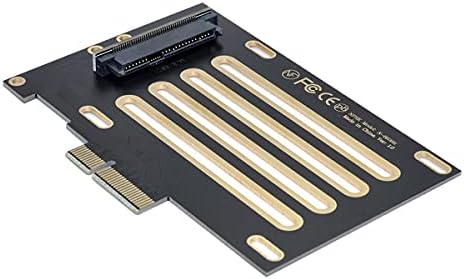 Cablecc pci-e 3.0 x4 ליין ל- U.2 ערכת U2 SFF-8639 מתאם מארח ללוח האם של אינטל ו- 750 NVME PCIE SSD שחור
