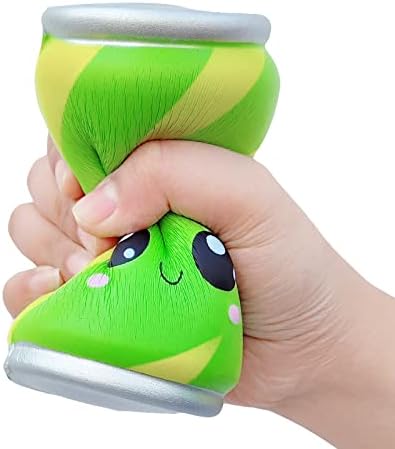 Asmfuoy Smore and Green יכול להאט צעצועים עולים של Squishies לילדים לילדים מתנת יום הולדת Squishys Squishi