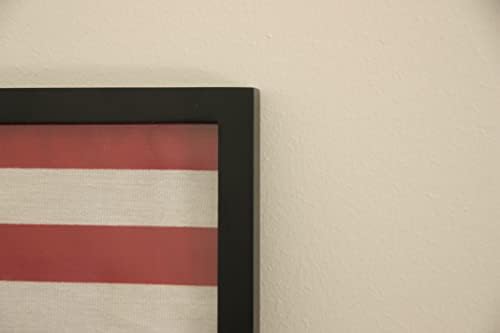 דגל אמריקאי ממוסגר עם חיל הנחת הנשר גלובוס ועוגן