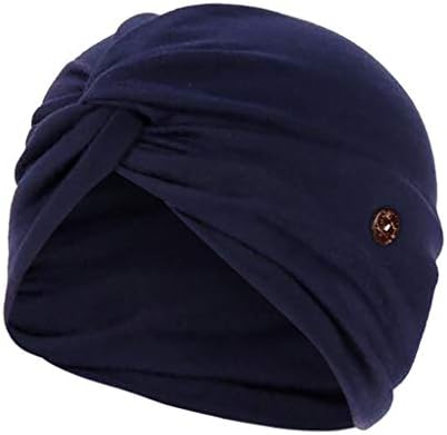 Vefsu beanie קשר עטיפת ראש בצבע אחיד עם כפתורים למחזיק פנים כובע אבק קוסמטיקאי כובע שיער כובע שיער
