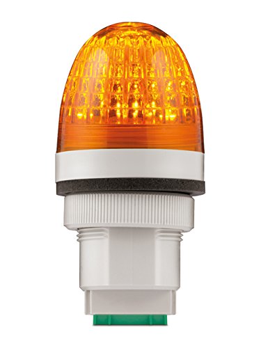אות פדרלי PMLST, PANEL MONT MONT רב-פונקציונלי LED BEACON יציב, 48-240VAC, ברור