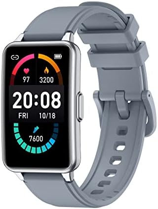 שעון חכם עבור אנדרואיד ו- iOS, שעון חכם אטום למים עם מצבי ספורט, מסך נגיעה 1.57 אינץ ', עוקבי פעילות כושר, דופק וצג שינה,