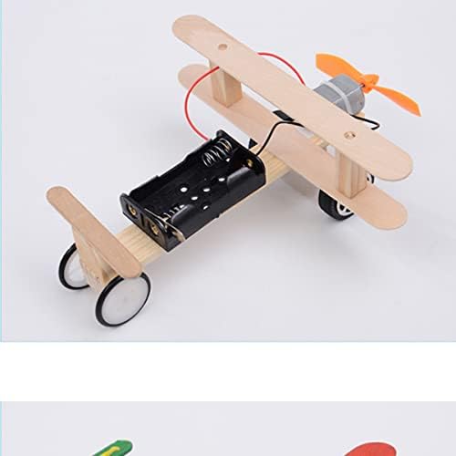 צעצועי עץ צעצועים מעץ צעצועי עץ צעצועי עץ לילדים מטוס מטוס DIY דגם 2 יחידות עץ דגמי מטוס עץ מטוסים מעץ