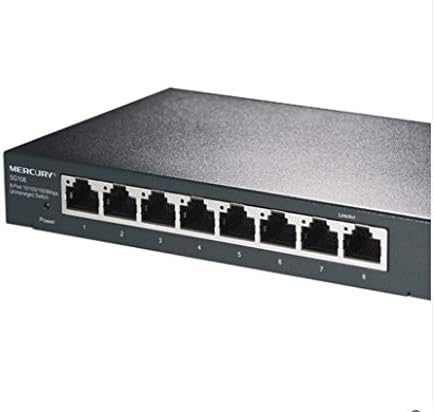 N/A N/A8 מתג All-Gigabit Network Network Network ניטור תת-חוטי מיני מעטפת פלדה SG108。 שחור.