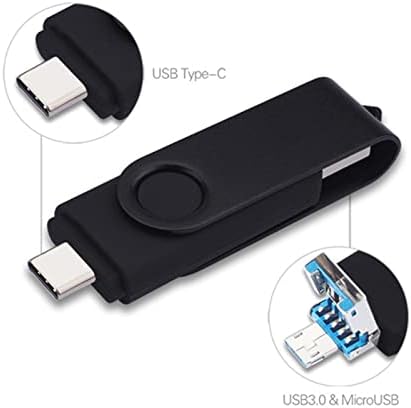 דיסק פלאש Vingvo USB, PLUG ו- PLAY USB 3.0 סוג C מיקרו USB אטום מים אטום לדיסק U למחשב
