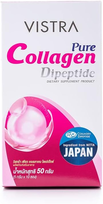 משלוח של 5000 מג 'על ידי DHL Havilah Vistra Collagen Dipeptide 10 שקיות/קופסא הפחיתו קמטים לחות נעורים קורן עור קורן סט