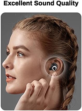 אוזניות Bluetooth v5.3 אוזניות אלחוטיות בקרת מגע בקרת אוזניות אלחוטיות אמיתיות 32H זמן משחק עם מארז טעינה