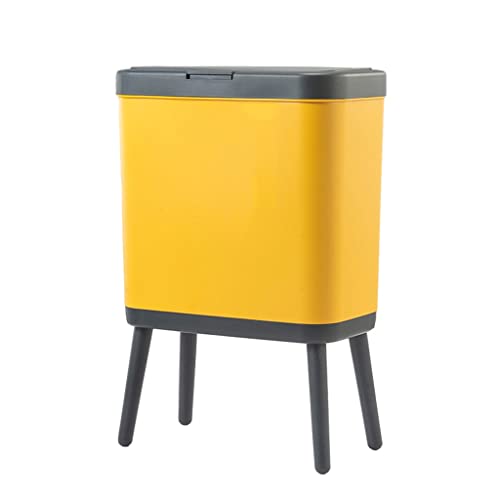 Czdyuf Clamshell מסוג מטבח ברגל גבוהה יכול לפח אשפה גבוהה קופסת זבל קופסת פסולת דלי חדר שירותים אמבטיה