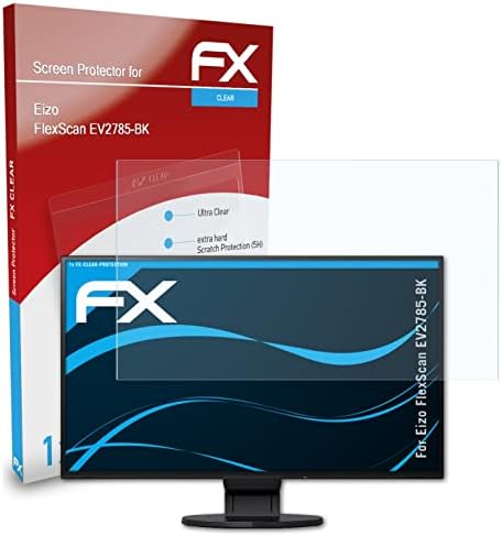 סרט הגנת המסך של Atfolix התואם למגן מסך Eizo FlexScan EV2785-BK, סרט מגן אולטרה-ברור FX