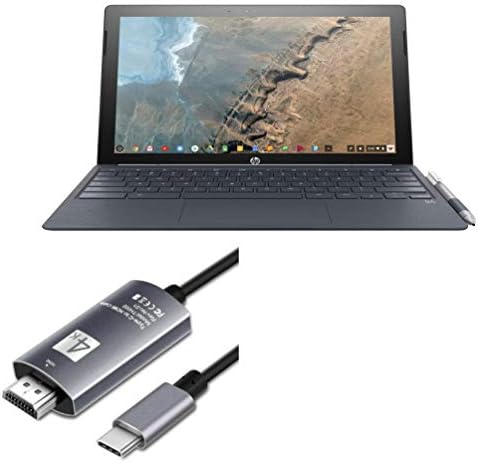 כבל Goxwave תואם ל- HP Chromebook X2 - כבל SmartDisplay - USB Type -C ל- HDMI, USB C/HDMI כבל עבור HP Chromebook X2 -