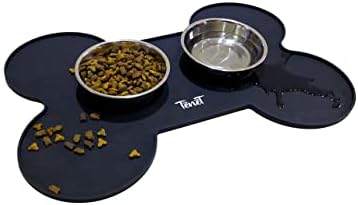 טנט סיליקון מפית & מגבר; כלב האכלה מחצלת - מחצלות לחיות מחמד עבור מזון ומים הם דרך מצוינת להגן על הרצפות