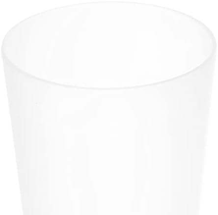 Crocoste 2PCS מברשת שיניים אמבטיה כוסות PP CUP למטבח אמבטיה, צבע צלול שחור, 4.52''X3.03 ''
