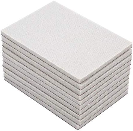 10 יחידות מלטש ספוג כיכר ספוג חול נייר חצץ בסדר ליטוש מלטש נייר נייר זכוכית עבור עץ