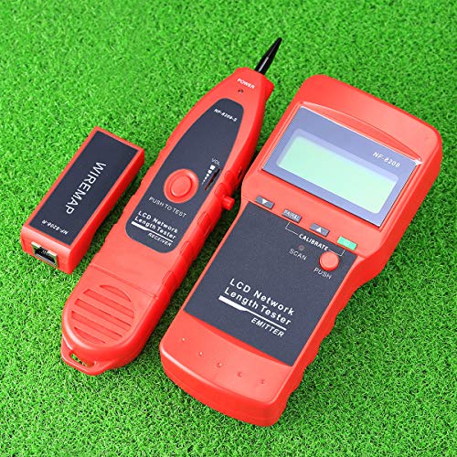 NF-8208 רשת טלפון טלפוני בוחן גשש חוט גשש חוטי FINDER אדום עם RJ45 RJ11