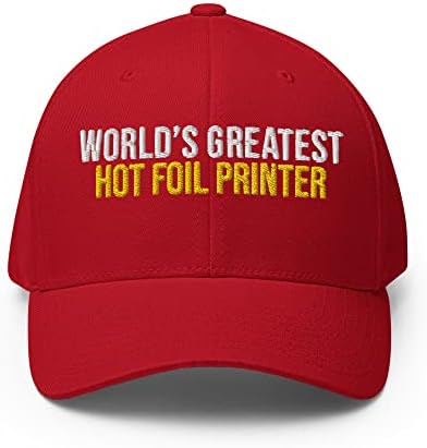 כובע מדפסת נייר כסף גדול בעולם לבוש מדפסת חמה