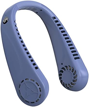 מאוורר צוואר בובומוטי, מאווררי צוואר ניידים חסרי בלד, 2000mAh מאווררי צוואר לבשים USB נטענים עם 5 מהירויות לחיצוניות מקורה