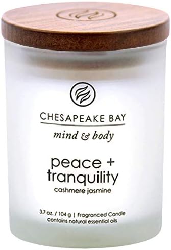 Chesapeake Bay Pandle שלום + שלווה, איזון + הרמוניה, שלווה + סט מתנות נרות ריחני רגוע, צנצנת קטנה, מגוון