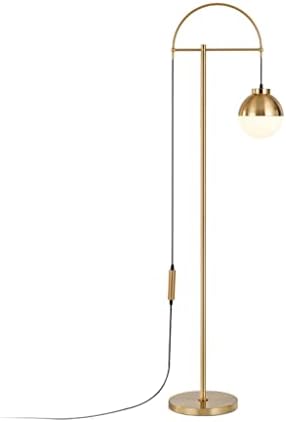 מנורת זהב מודרנית של LLLY מנורת רצפה נורדית סלון תוספות חדר שינה פוסט -מודרני E27 תאורה עומדת לחדר שינה בסלון