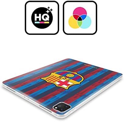 עיצובים של תיק ראש מורשה רשמית FC ברצלונה הבית 2022/23 ערכת קרסט רכה ג'ל תואם ל- Apple iPad Mini