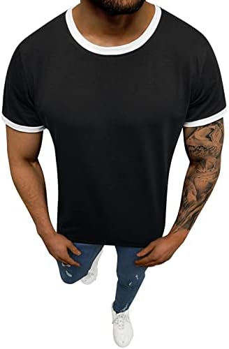 חולצות שמלה של Yhaiogs Mens חולצות חולצות טשירטס לגברים רשת גרפית וינטג '
