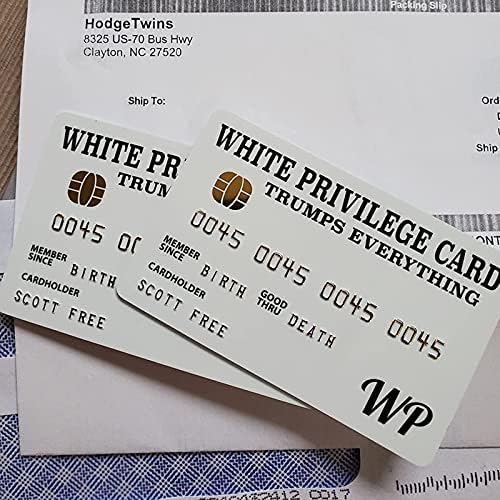 כרטיסי פריבילגיה לבנים, כרטיסי יום הולדת טראמפ כרטיסי בדיחה מצחיקים כרטיס מתנה עסקית נייד קישוטי כרטיסי אשראי